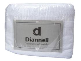 Jogo Toalhas Branco 2 Banho 2 Rosto 1 Piso 400g/m2 100 % Algodão - Dianneli