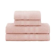 Jogo Toalhas de Banho 4 Peças Buddemeyer 100 Algodão Extra Soft Maciez e Alta Absorção