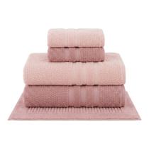 Jogo Toalhas de Banho e Rosto 5 Peças Buddemeyer 100 Algodão Extra Soft Maciez e Alta Absorção