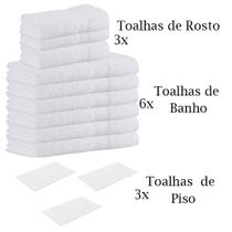 Jogo Toalhas Gigante para Hotel 12 peças Branco Buddemeyer Jogo Toalhas Gigante para Hotel 12 peças Branco Buddemeyer
