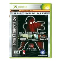 jogo tom clancy's classic trilogy platinum hits xbox classic