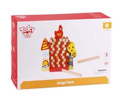 Jogo - Tooky Toy Jenga Farm Chicken Drop