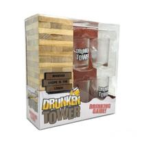 Jogo Torre de Equilíbrio Drinking Tower + 4 Copos Shot Drink