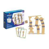Jogo Torre Em Risco Desafio Das Cartas 50 Peças Infantil Jogo Torre Em Risco Desafio Das Cartas 50 Peças Infantil