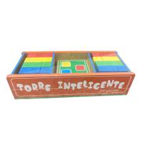 Jogo Torre Inteligente Brinquedo Educativo Equilíbrio MDF
