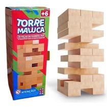 Jogo Torre Maluca 39 Peças Desenvolvimento Infantil Jogo Torre Maluca 39 Peças Desenvolvimento Infantil