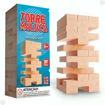 Jogo Torre Maluca Madeira 39 Peças 790708 - Pais e Filhos Jogo Torre Maluca Madeira 39 Peças 790708 - Pais e Filhos