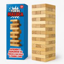 Jogo Torre Maluca Madeira Desenvolve Coordenação Motora Jogo Torre Maluca Madeira Desenvolve Coordenação Motora
