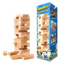 Jogo Torremoto Caiu Perdeu Torre Madeira Brinquedo Jogo Torremoto Caiu Perdeu Torre Madeira Brinquedo