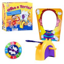 Jogo Torta Na Cara Com Roleta Brinquedo De Mesa Interativo Infantil Pegadinha Divertida Para Crianças e Adultos For Kids