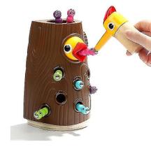 Jogo Toy Montessori Magnetic Worm para criança de 2 anos - Gloome Store