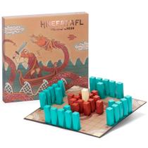 Jogo tradicional autêntico do conjunto de xadrez Viking Hnefatafl