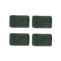 Jogo Travessa Retangular Média Juta Greenery Kit 4 Peças