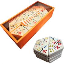 Jogo Trimino Edicao Luxo Resina Educativo Original Board Game