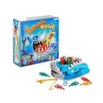 Jogo Tubarão Bocão Multikids BR753 Azul Pesca Infantil 2-4 Jogadores 4+ Anos