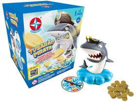 Jogo Tubarão Pirata com Roleta e Moedas - Infantil Estrela