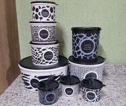 Jogo Tupper Caixas Feras 9 peças Tupperware Jogo Tupper Caixas Feras 9 peças Tupperware