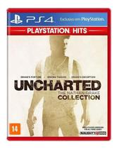 Jogo Uncharted Collection Ps4 The Nathan Drake Mídia Física - Naughty Dog