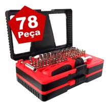Jogo universal com bits e soquetes 78 pcs mtx 117859