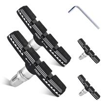 Jogo Universal de Sapatas de Freio V-Brake para Bicicleta 70 mm ptiysta Jogo Universal de Sapatas de Freio V-Brake para Bicicleta 70 mm ptiysta