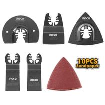 Jogo Universal para Ferramentas Oscilante Multifunção Kit 15peças Ingco AKTMT1502