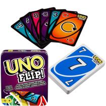 Jogo UNO Flip Sioc Lata 112 Cartas 7+ GDG37 Mattel