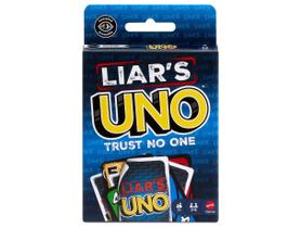 Jogo UNO Liars Mattel Games 113 Peças Jogo UNO Liars Mattel Games 113 Peças