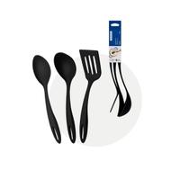 Jogo utensilio 3 peças colher espatula e concha tramontina Jogo utensilio 3 peças colher espatula e concha tramontina