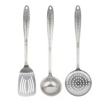 Jogo Utensilios Cozinha 3 Peças Cabo Em Aço Com Alça Nylon Jogo Utensilios Cozinha 3 Peças Cabo Em Aço Com Alça Nylon