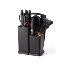 Jogo Utensílios de Cozinha em Silicone Madeira 19 Pçs de otima qualidade Jogo Utensílios de Cozinha em Silicone Madeira 19 Pçs de otima qualidade