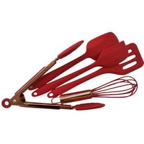 Jogo Utensílios Mini Cozinha 5 Peças em Silicone MINI