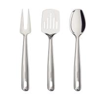 Jogo Utensílios Tramontina Extrata Aço Inox 3 Peças - Garfo, Espátula Colher Arroz Jogo Utensílios Tramontina Extrata Aço Inox 3 Peças - Garfo, Espátula Colher Arroz