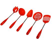 Jogo Utensílios Vermelho 5 Peças ilike Cooking Gala Jogo Utensílios Vermelho 5 Peças ilike Cooking Gala