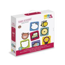 Jogo Vamos Desenhar - Figuras Vazadas - Babebi