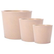 Jogo Vasos 3 Tamanhos Badi Bege Terrano Jogo Vasos 3 Tamanhos Badi Bege Terrano