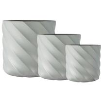 Jogo Vasos 3 Tamanhos Maragogi Cinza Terrano Jogo Vasos 3 Tamanhos Maragogi Cinza Terrano