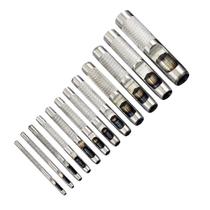 Jogo Vazador de Couro 12 Peças 3 à 19MM Profissional Rocast