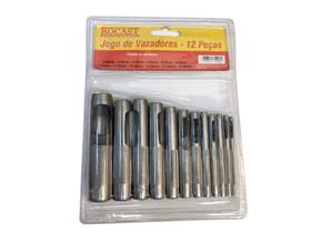 Jogo Vazador De Couro/espuma/tecido 3 A 19 Mm 12 Pcs Rocast