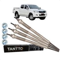 Jogo Velas Aquecedoras Hilux 3.0 16v Turbo Diesel 2005 a 2015 Jogo Velas Aquecedoras Hilux 3.0 16v Turbo Diesel 2005 a 2015