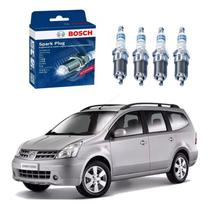 Jogo Velas Bosch Grand Livina 1.8 16v 2009 A 2014