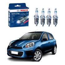 Jogo Velas Bosch March 1.6 16v 2011 A 2014 Jogo Velas Bosch March 1.6 16v 2011 A 2014
