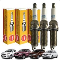 Jogo Velas De Ignição Original Renault Logan Sandero Kwid