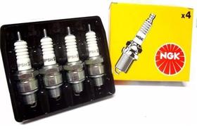 Jogo Velas Fusca Kombi Brasilia Rosca Curta NGK Jogo Velas Fusca Kombi Brasilia Rosca Curta NGK