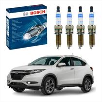 Jogo velas ignição bosch honda hrv 1.8 flex one 2015 a 2019