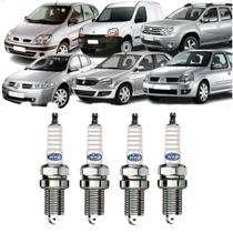 Jogo Velas Ignicao Duster Clio Logan Sandero Kangoo 1.6 16v Jogo Velas Ignicao Duster Clio Logan Sandero Kangoo 1.6 16v