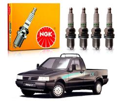 Jogo velas ignição ngk fiat fiorino 1.0 8v 1993 a 1997