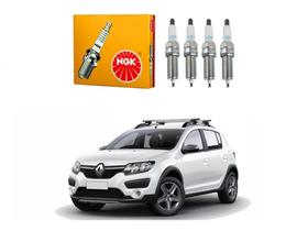 Jogo velas ignição ngk renault sandero stepway 1.6 16v 2014 a 2015