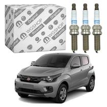 Jogo Velas Mopar Fiat Mobi 1.0 6v 3 Cilindros 2017 A 2021