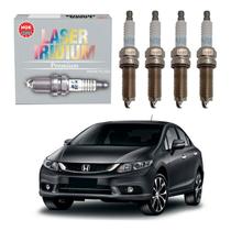 Jogo Velas Ngk Civic 2.0 Flex One 2013 A 2016