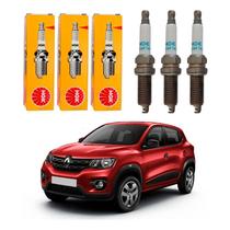 Jogo Velas Ngk Kwid 1.0 12v 2017 A 2021